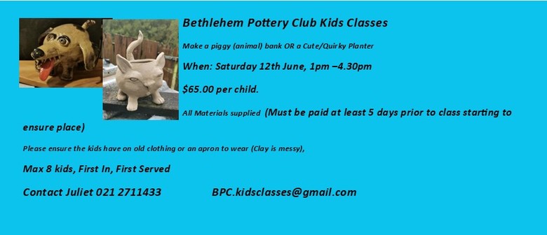 Kids Pottery Classes