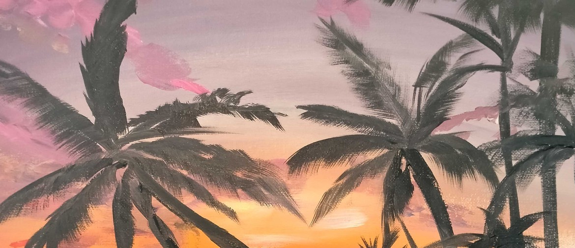 Paint and Wine Night - Tropical Sunset