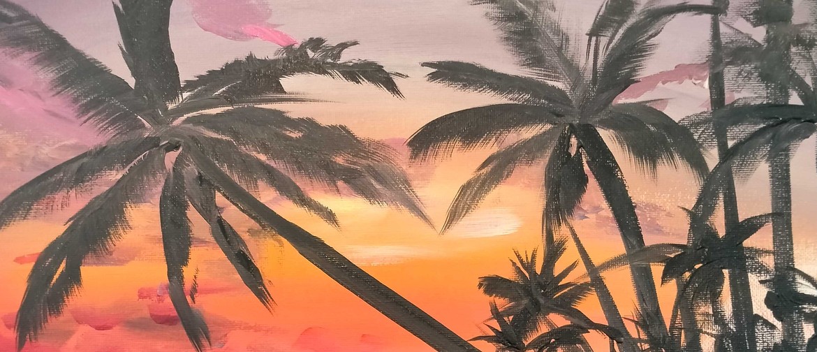 Paint and Wine Night - Tropical Paradise