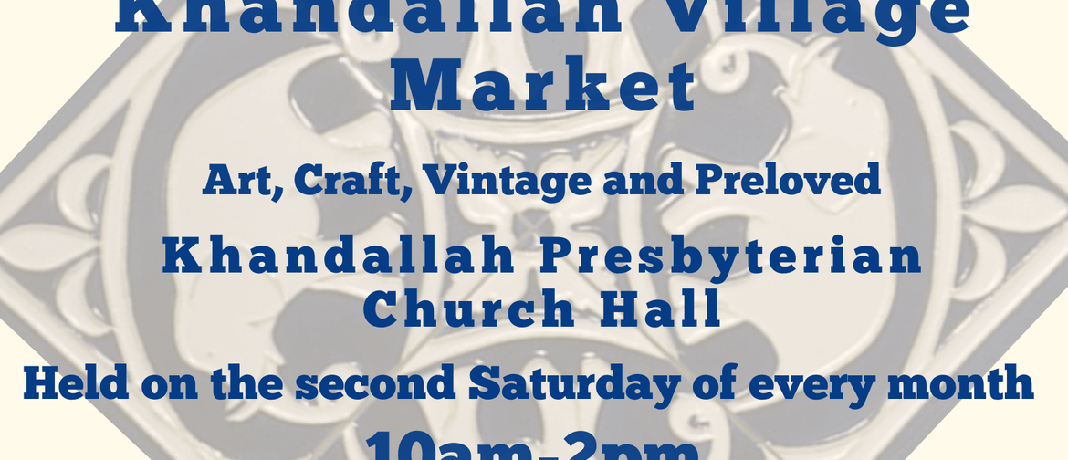 Khandallah Village Market - Art, Craft, Vintage and Preloved