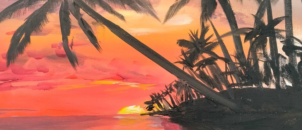 Paint & Wine Night - Tropical Paradise