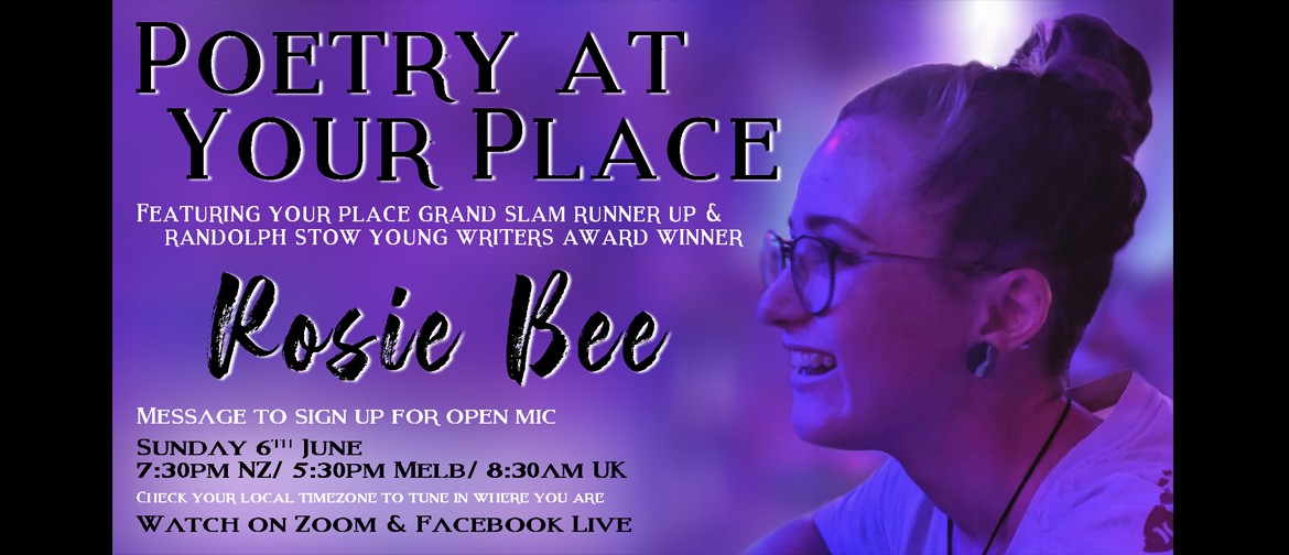 Poetry at Your Place feat. Rosie Bee