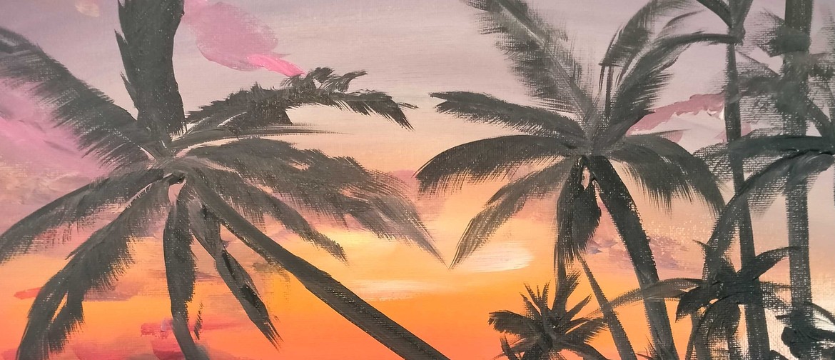 Paint and Wine Night - Tropical Paradise