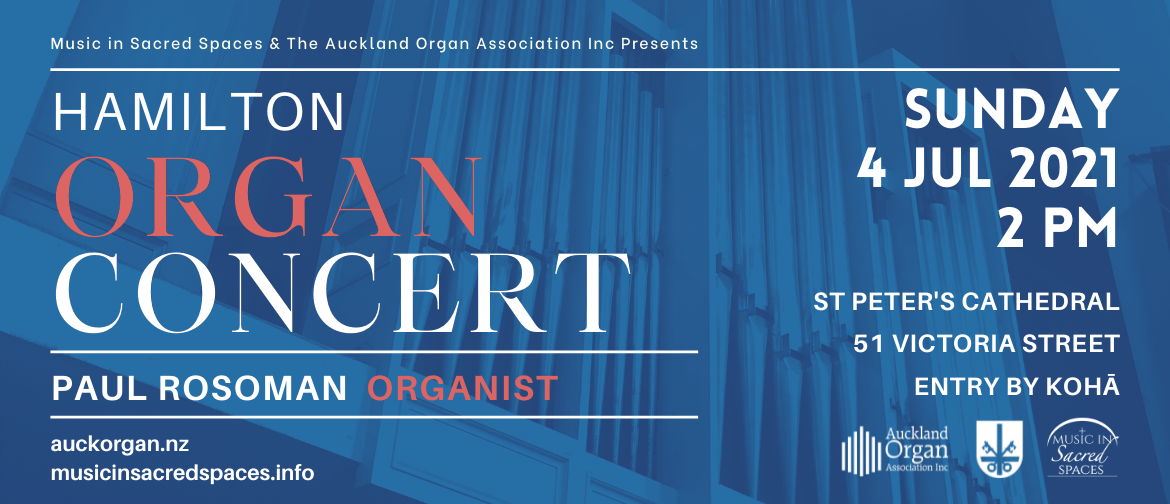 Hamilton Organ Concert with Paul Rosoman