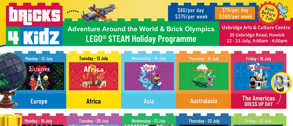 Bricks 4 Kidz® East Auckland LEGO Holiday Programme