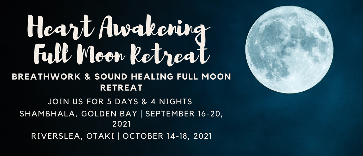 5 Day Breathwork & Sound Healing Full Moon Retreat