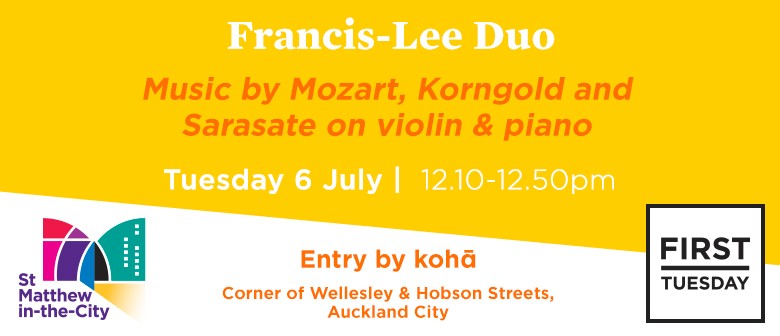 First Tuesday Concert - Francis-Lee Duo