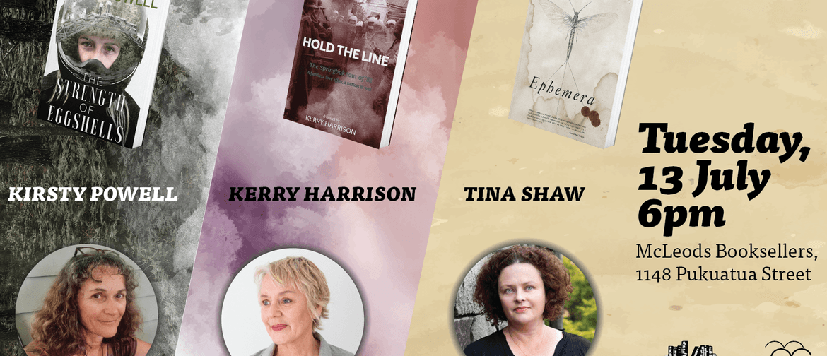 Tina Shaw, Kirsty Powell, Kerry Harrison Author Talk