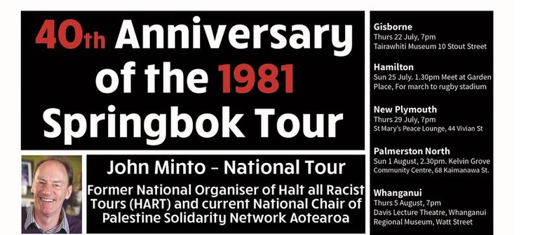 40th Anniversary of the 1981 Springbok Tour