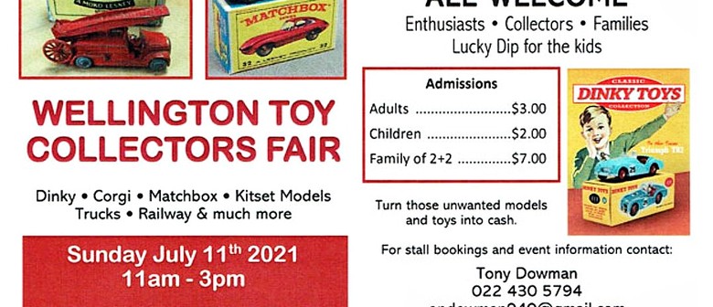 Wellington Toy & Model Collectors Fair & Swap Meet