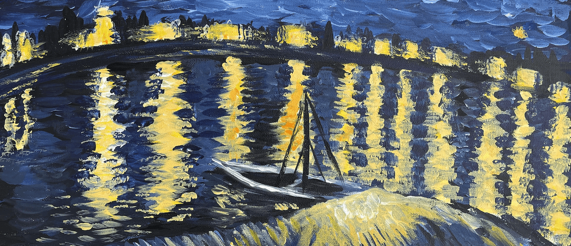 Paint and Wine Night- Starry Night Over The Rhône