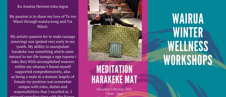 Meditation Harakeke Mats with Awatea