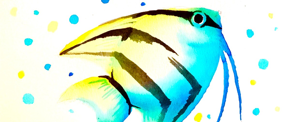 Watercolour & Wine Afternoon - Angelfish: CANCELLED