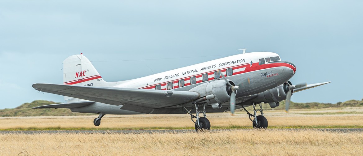 DC-3 Scenic Flights at Classic Fighters Omaka Airshow 2021