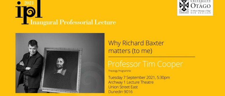 Inaugural Professorial Lecture – Professor Tim Cooper: POSTPONED