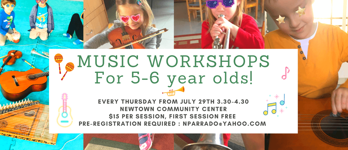 Music Workshops - 5 to 6 Year Olds