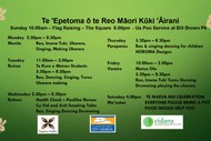 Image for event: Te 'Epetoma ō te Reo Māori Kūki 'Āirani C.I. Language Week