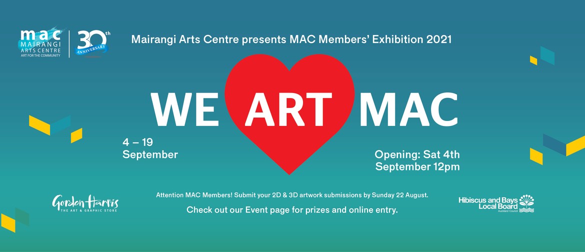 We Art MAC - Art Exhibition: POSTPONED We Art MAC - Art Exhibition: POSTPONED