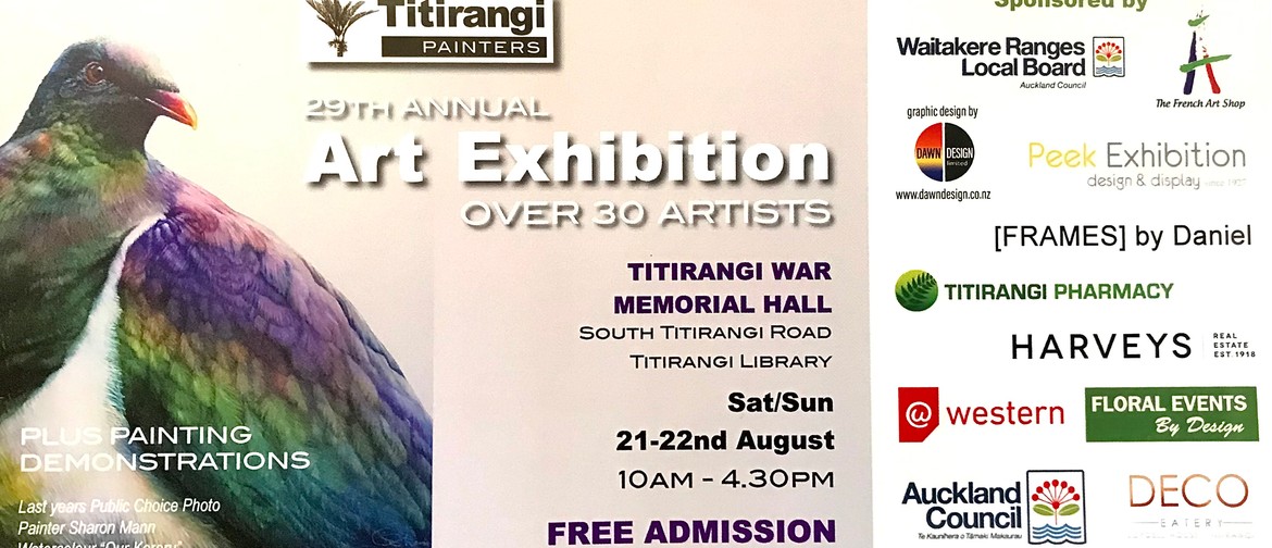 Titirangi Painters Annual Winter Exhibition: POSTPONED