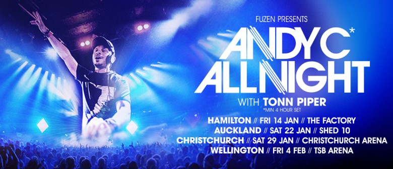 Andy C - All Night NZ Tour 2022 Andy C - All Night NZ Tour 2022