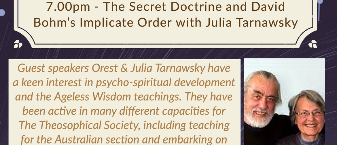 The Secret Doctrine and David Bohm's Implicate Order