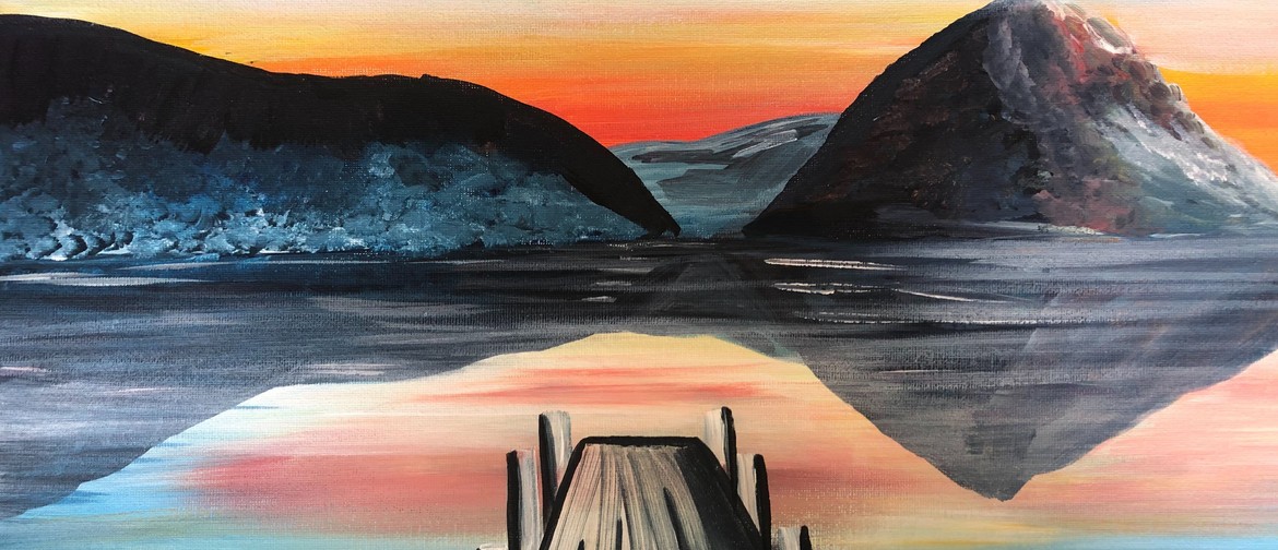 Paint and Wine Night-Sunset at the Wharf