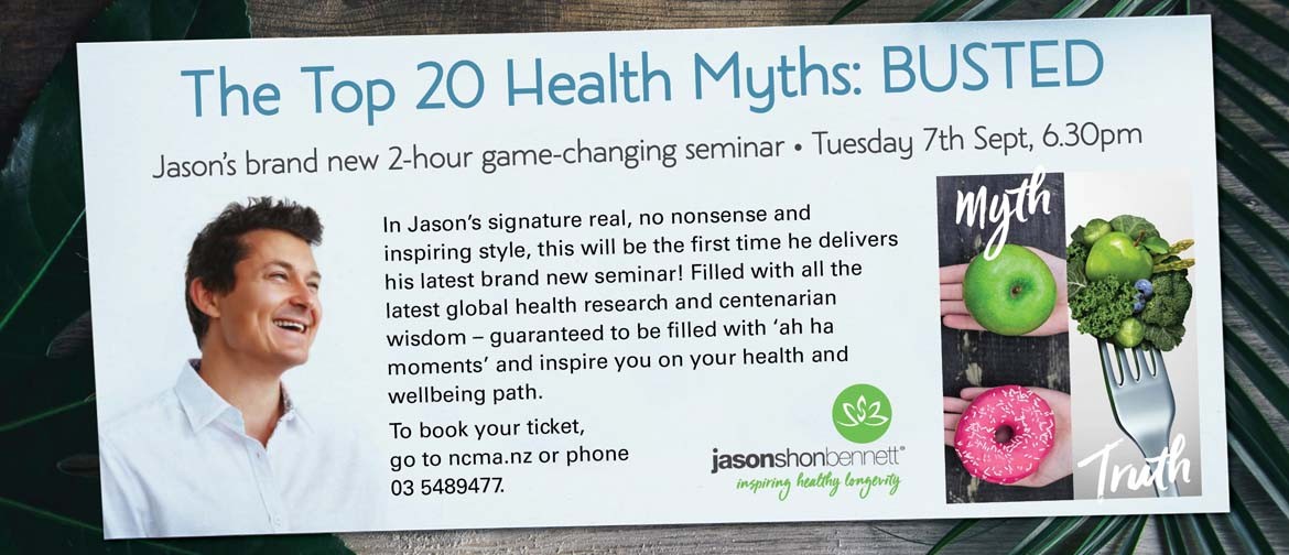 Jason Shon Bennett: Top 20 Health Myths BUSTED: CANCELLED