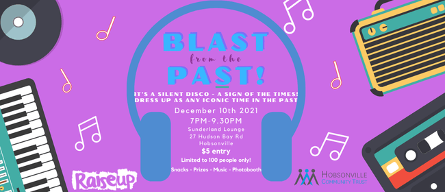 Blast From The Past - Silent Disco: POSTPONED
