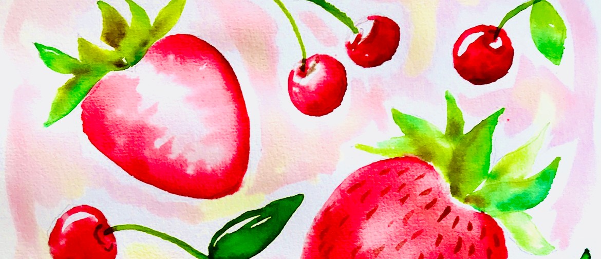Watercolour Night - Summer Fruit