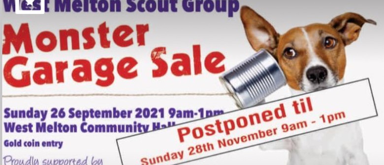 Monster Garage Sale for West Melton Scouts: POSTPONED Monster Garage Sale for West Melton Scouts: POSTPONED