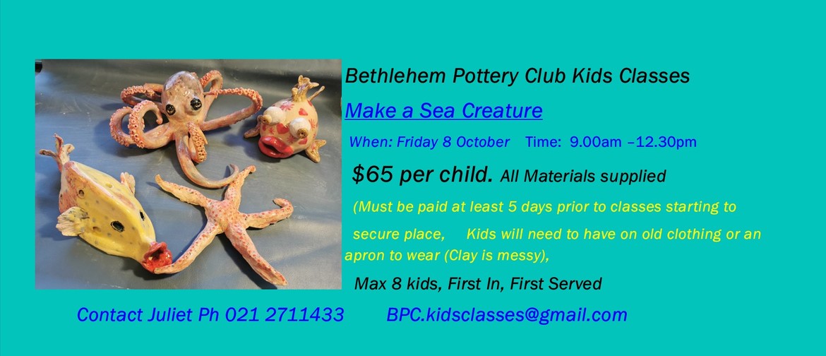 Bethlehem Pottery Kids Classes