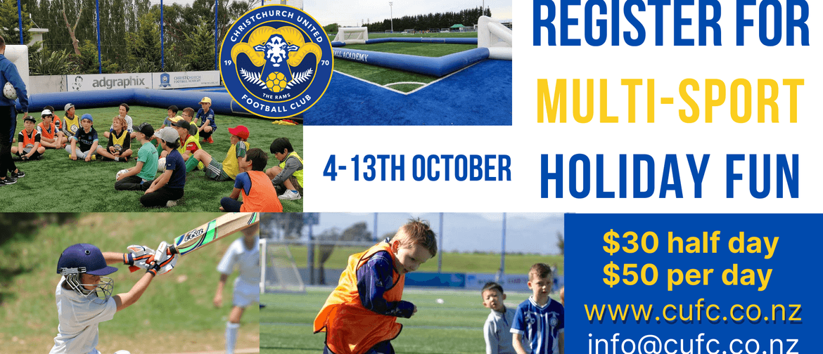 Christchurch United Multisport School Holiday Program