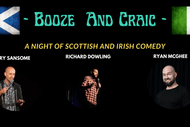 Image for event: Booze and Craic - A Night of Scottish and Irish Comedy
