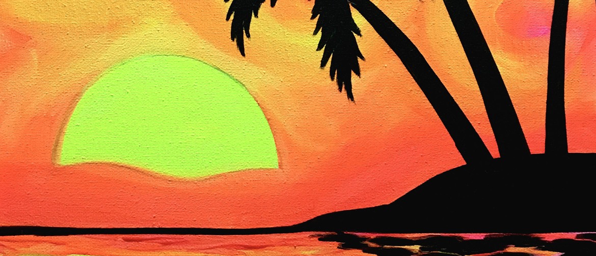 Glow in the Dark Paint Night - Tropical Beach: CANCELLED