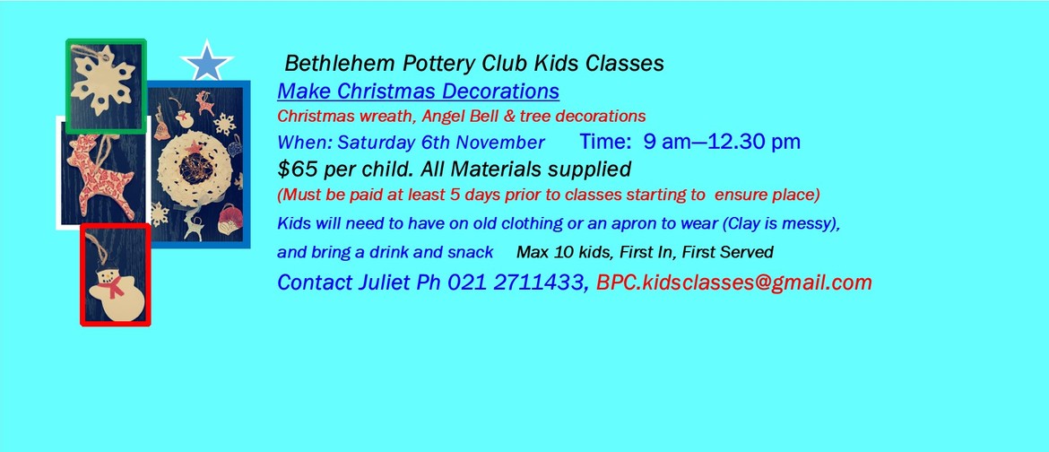 Bethlehem Kids Pottery Classes