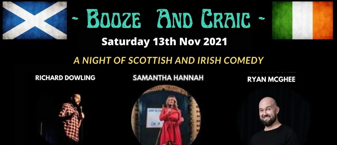 Booze and Craic - A Night of Scottish and Irish Comedy: CANCELLED