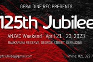 Image for event: Geraldine RFC 125th Jubilee
