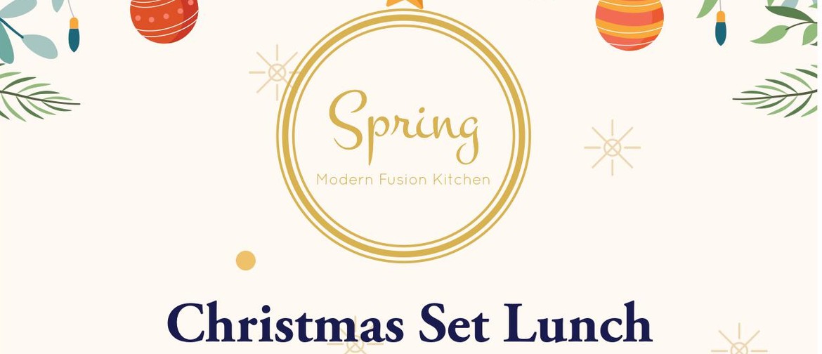 Christmas Set Lunch