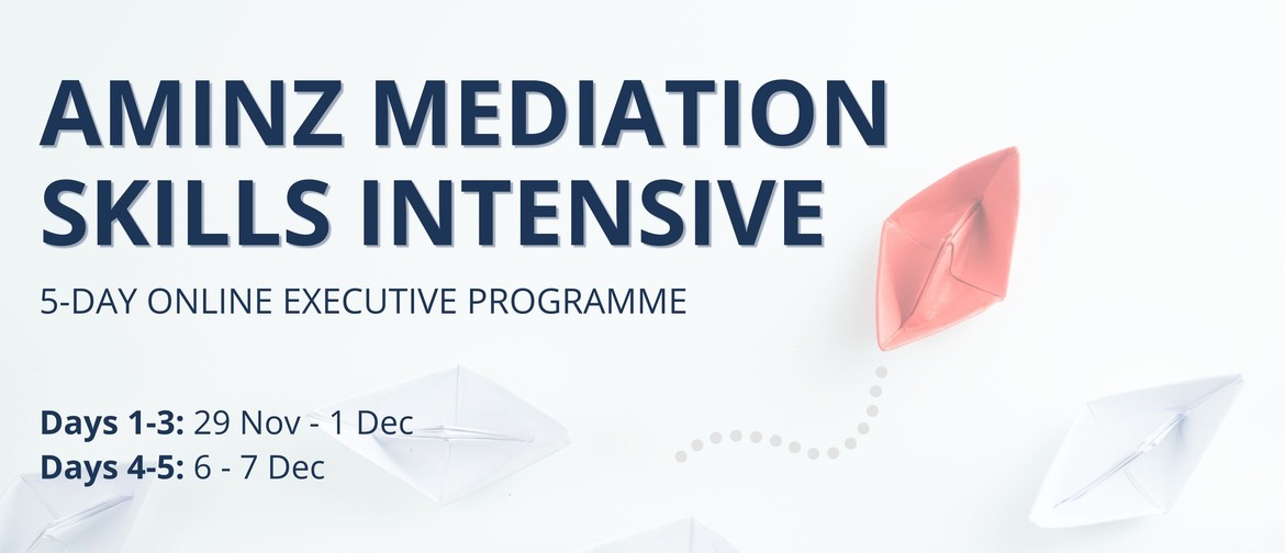 AMINZ Mediation Skills Intensive Online