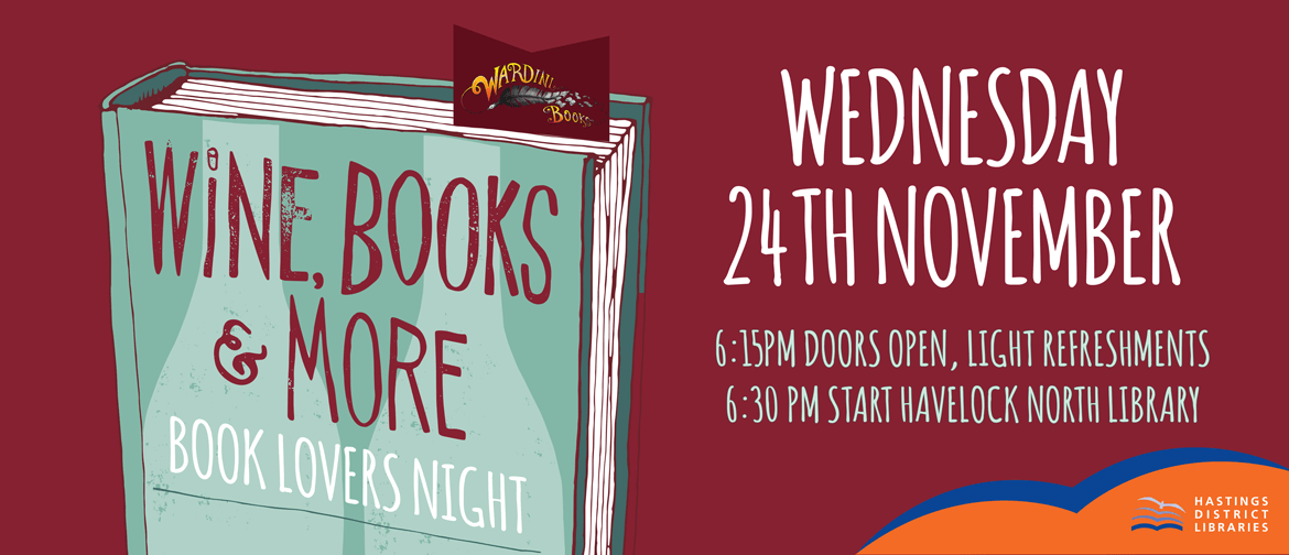 Wine, Books and More Book Lovers Night