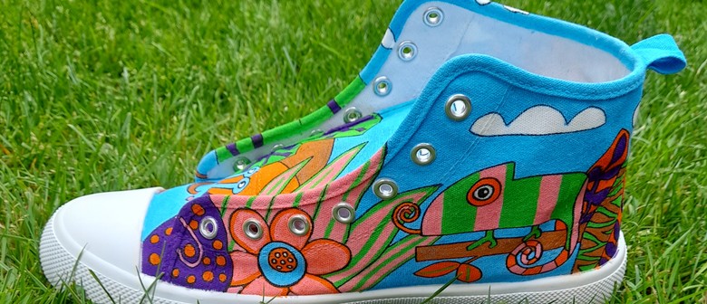 canvas shoe art