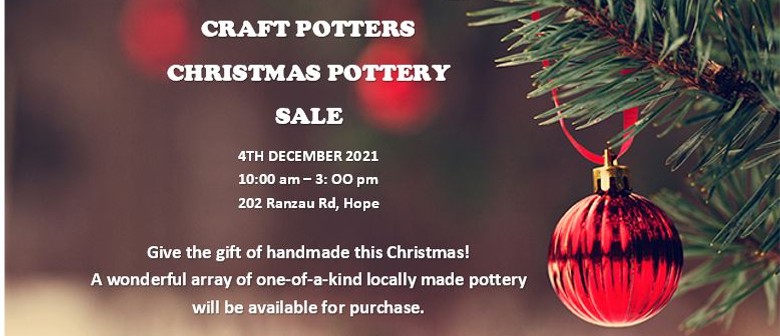 Christmas Pottery Sale