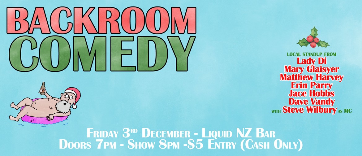 Backroom Comedy Xmas 2021