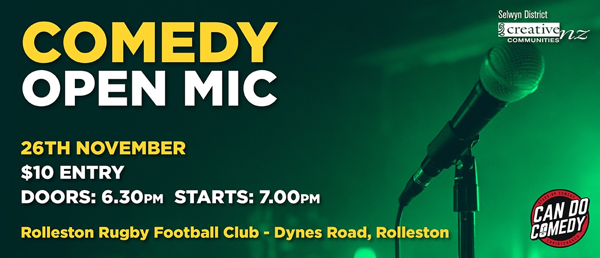 Open Mic Comedy - Selwyn