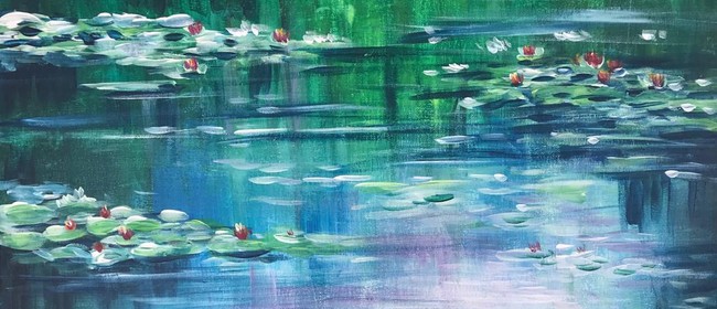 Paint & Chill Sat Arvo 4pm - Monet Water Lily!