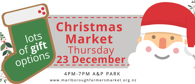 Special Christmas Marlborough Farmers Market