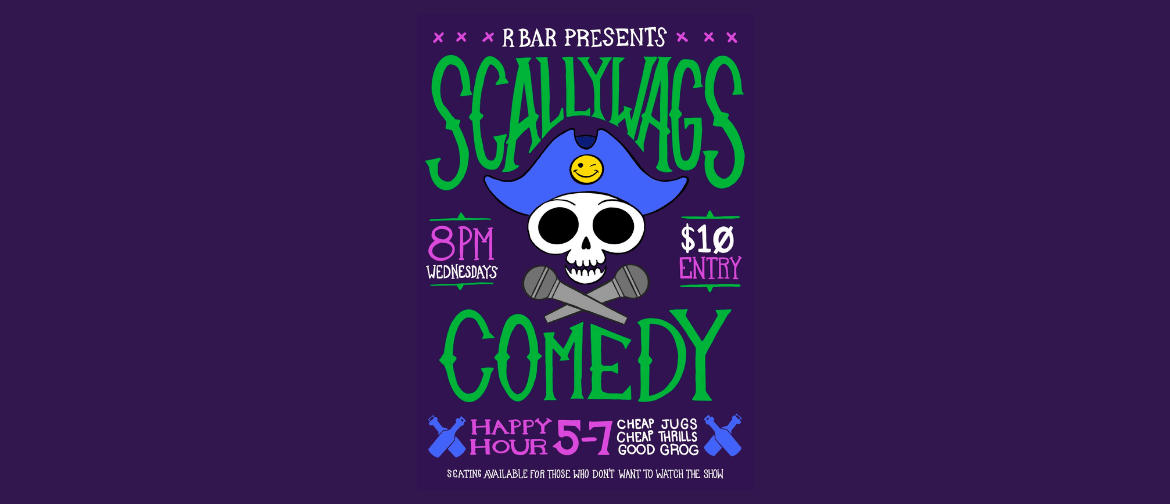 Scallywags Comedy - Wednesday 8th December @R Bar