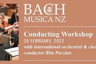 Image for event: Bach Musica NZ: Conducting Workshop