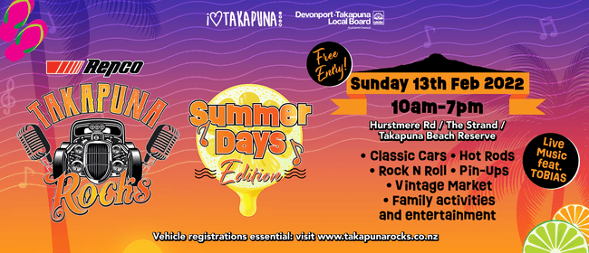 Repco Takapuna Rocks Summer Days Edition: CANCELLED