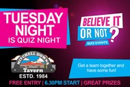 Image for event: Pub Quiz Night - Believe It Or Not Quiz Nights